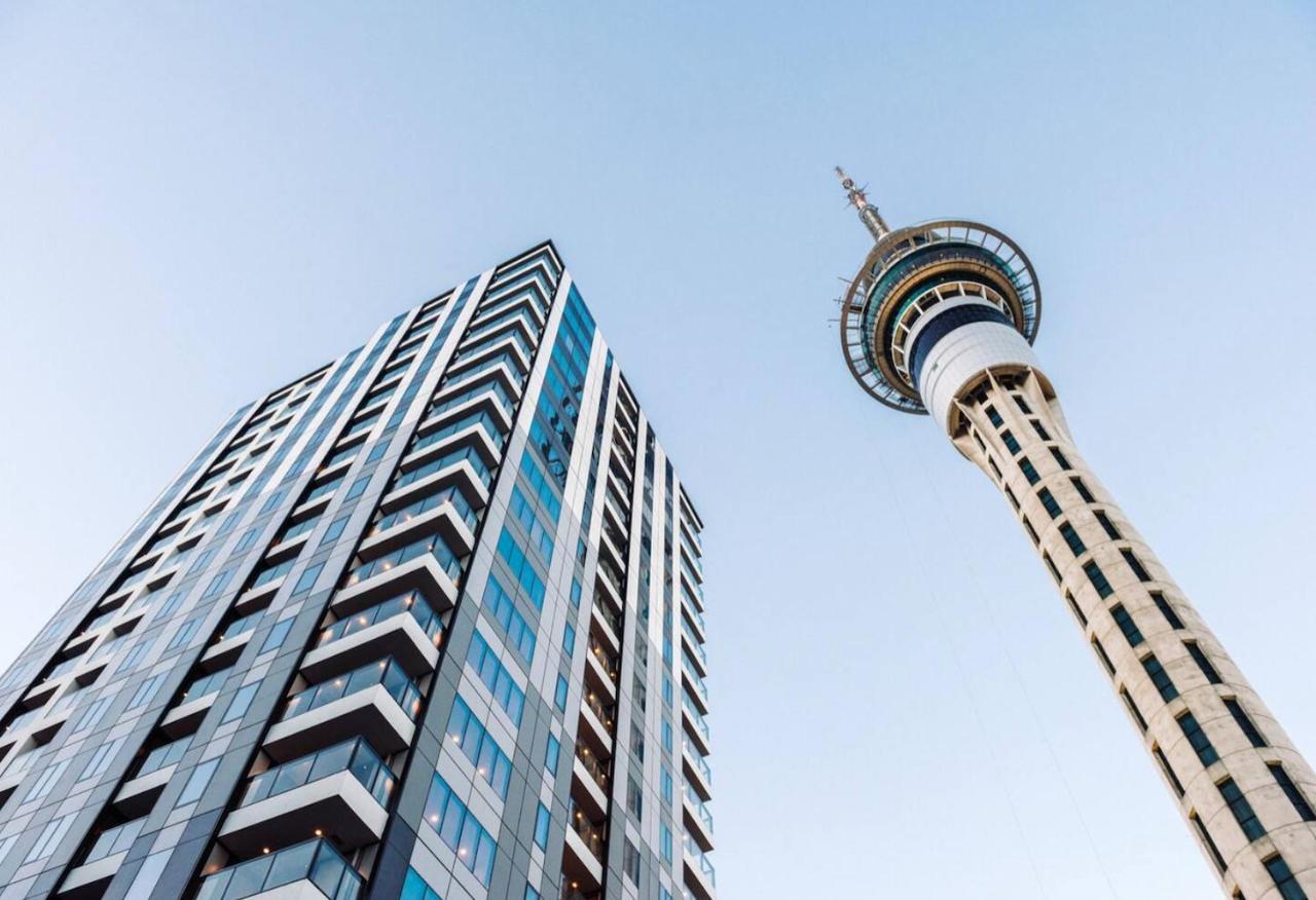 Modern 2 Bedroom Apartment 1 Minute To Skytower Auckland Zewnętrze zdjęcie